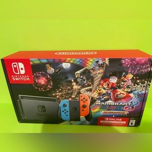 🚨BRAND NEW,MARIOKART 8 DELUXE NINTENDO SWITCH BUNDLE W/ 3 MONTH MEMBERSHIP🚨